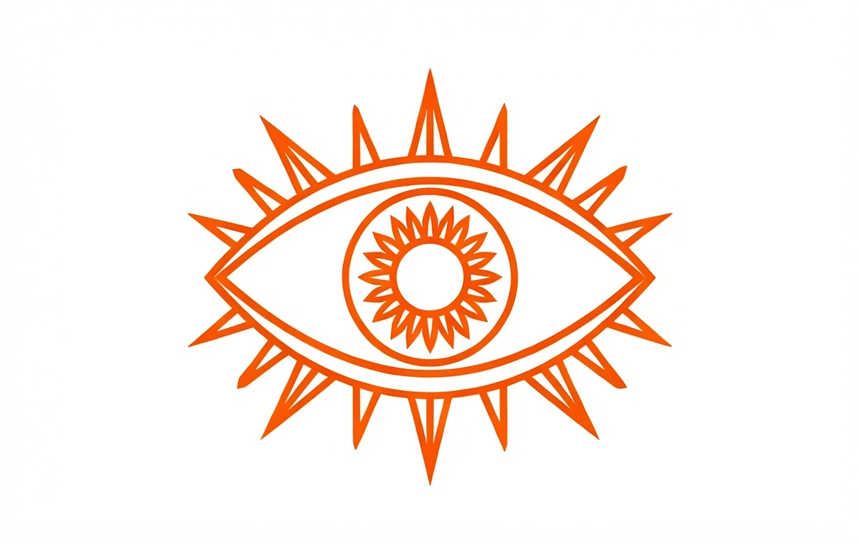 Iconic representation of eye wellness